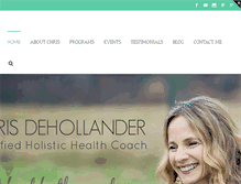 Tablet Screenshot of chrisdehollander.com